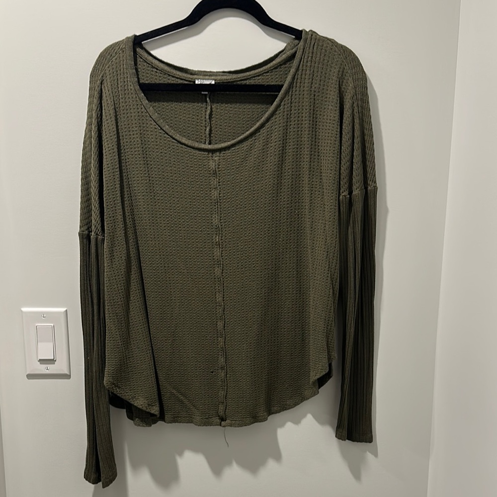 Olive Green Women's Top